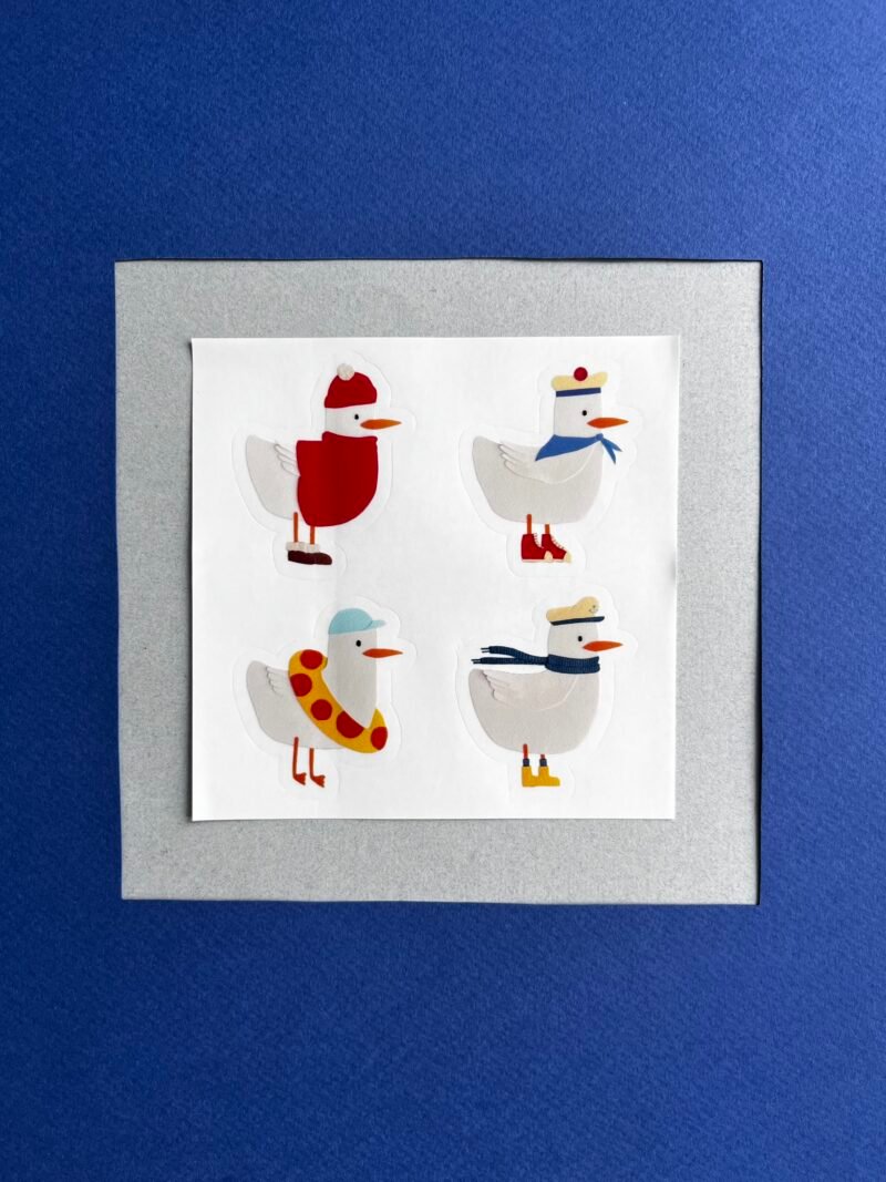 Planche stickers 'Mouettes'