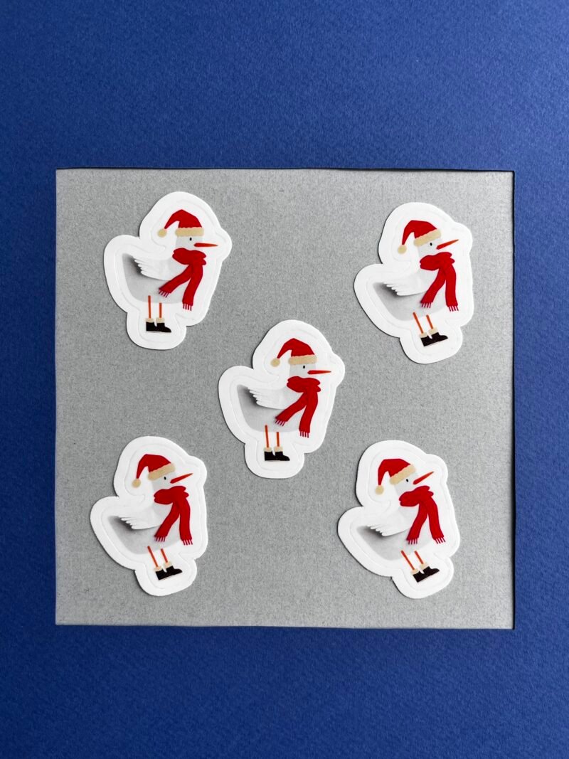 Sticker 'Mouette de Noël'