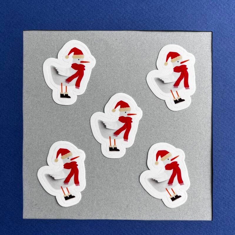 Sticker 'Mouette de Noël'
