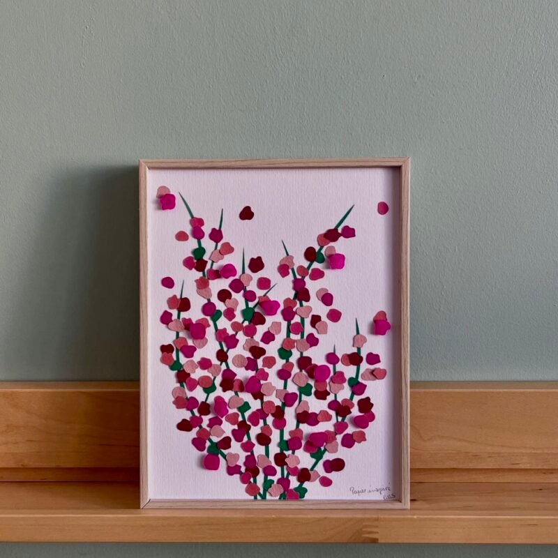 Création originale Les Pétales rose